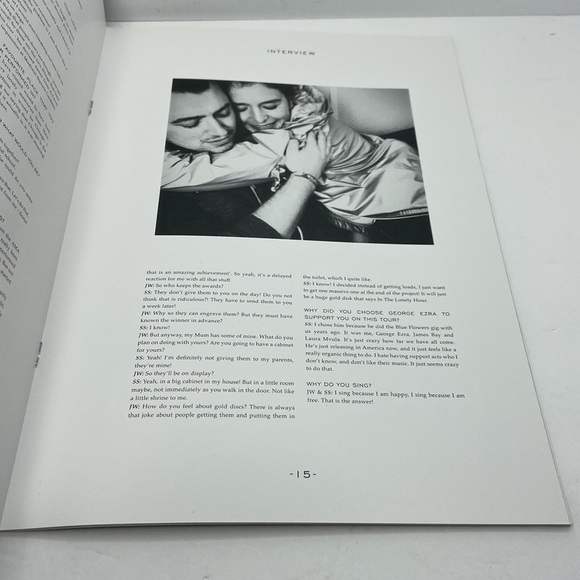 Sam Smith In The Lonely Hour Life On The Road Tour Program Book - Picture 3 of 11